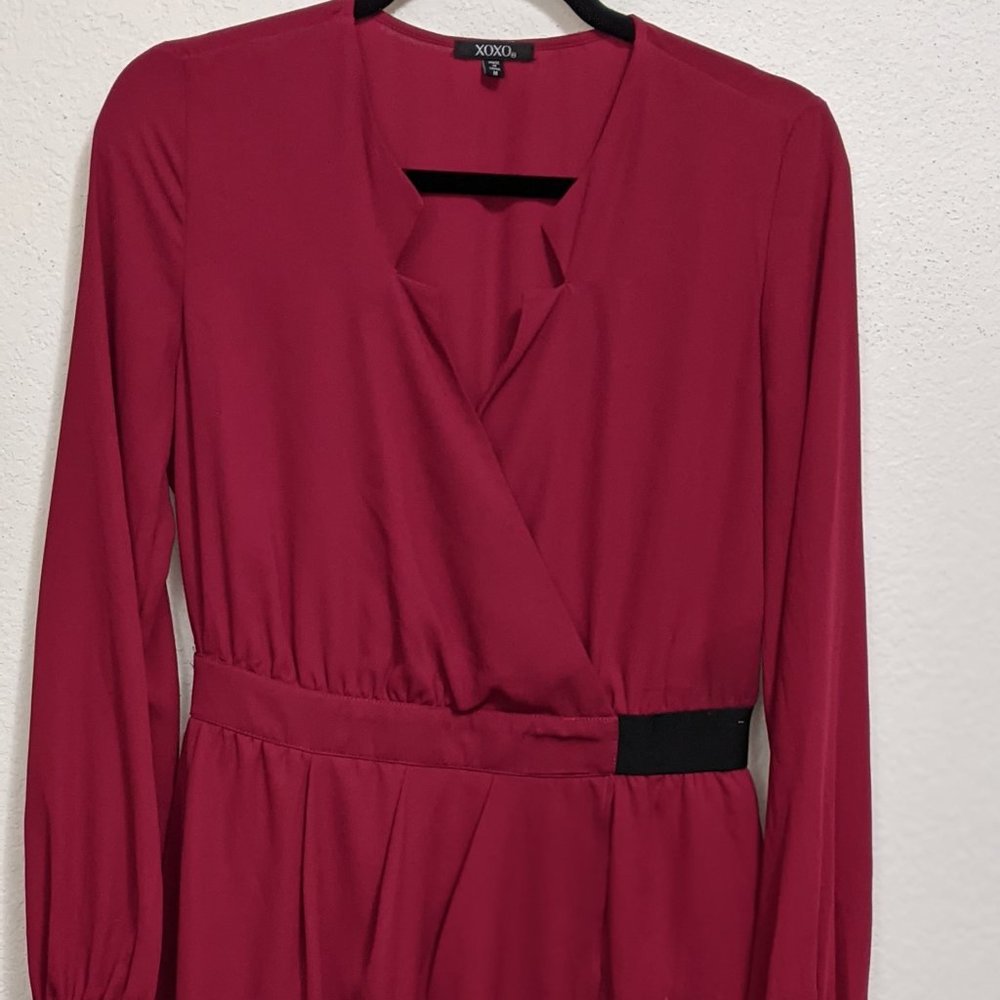 XOXO Causal Dress | Red | Medium